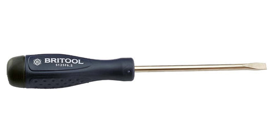 Britool Slotted Flat Blade Screwdriver 6.5mm