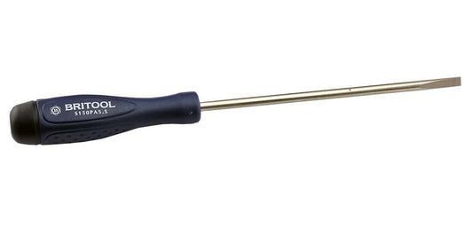 Britool Slotted Flat Blade Screwdriver 5.5mm X 150mm