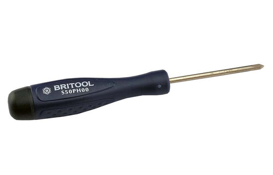 BRITOOL STUBBY PHILLIPS CROSS HEAD SCREWDRIVER PH00