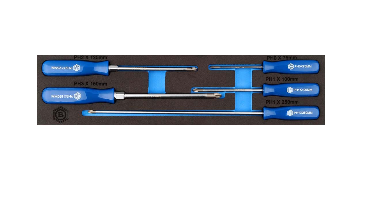 5Pc Phillips Screwdriver Set Module From Britool Hallmark