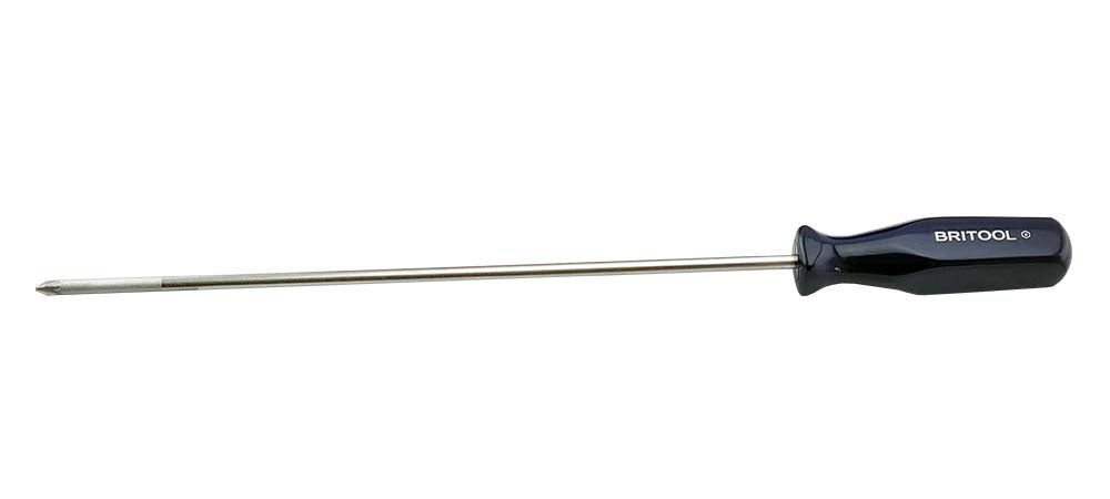 Britool Extra Long Pozidriv Blade Screwdriver Pz1