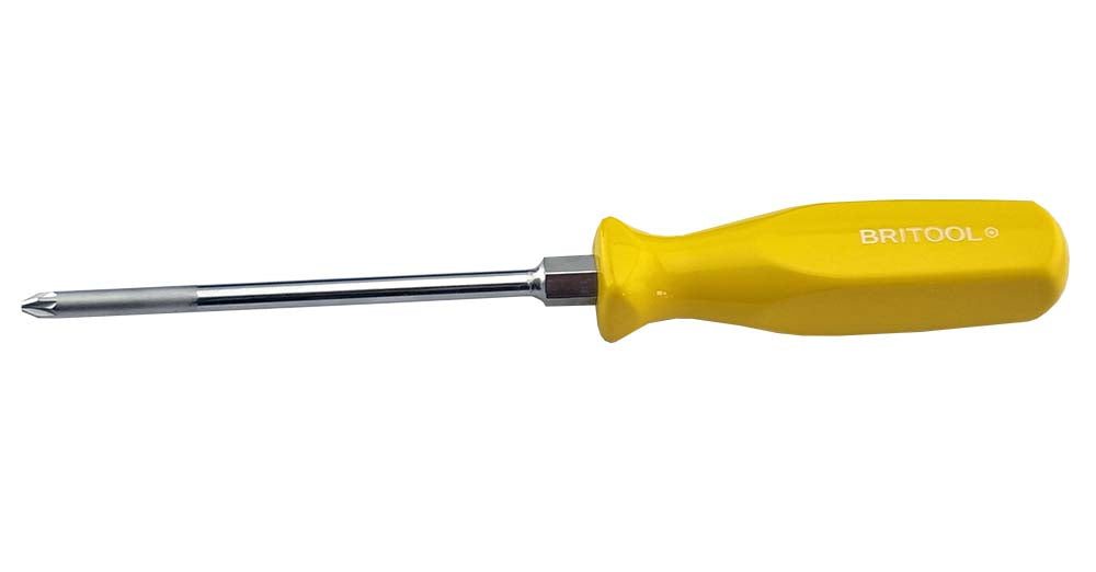 Britool Pozidriv Screwdriver Pz2 X 125mm Blade