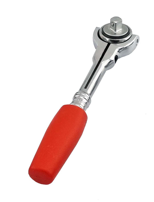 1/4" Drive Swivel Head Ratchet Britool Hallmark - Red Handle