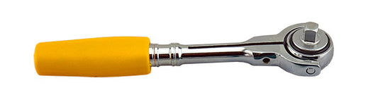 1/4" DRIVE SWIVEL HEAD RATCHET BRITOOL HALLMARK - YELLOW HANDLE