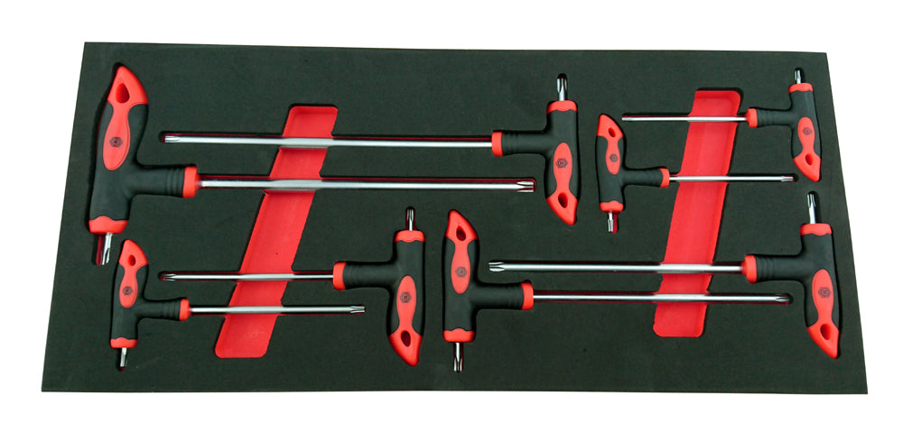 8-Piece T-Handle Torx Key Set T10-T50 - Britool Hallmark