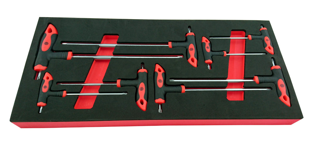 8-Piece T-Handle Torx Key Set T10-T50 - Britool Hallmark