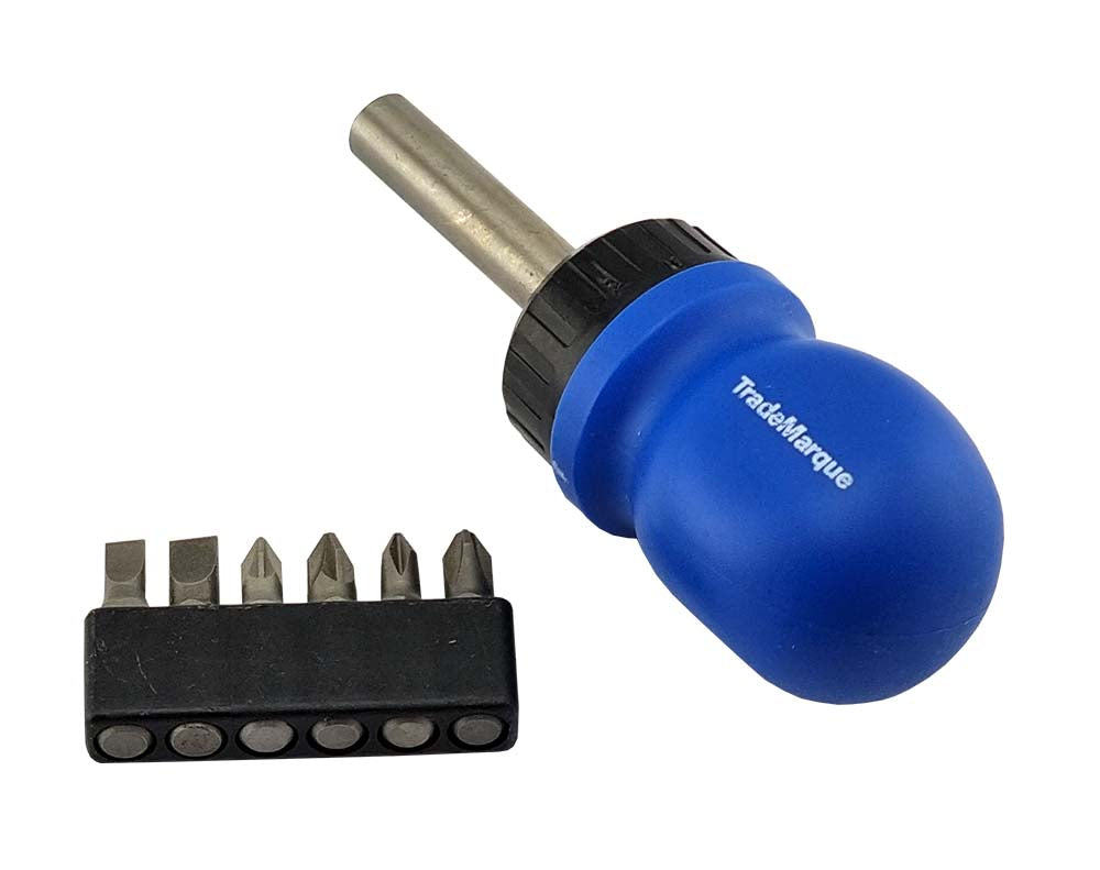 **Clearance** Gearless Stubby Clutch Ratchet Screwdriver Set With Bits