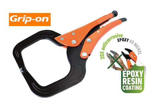 GRIP-ON 12" LOCKING C-CLAMP PLIERS