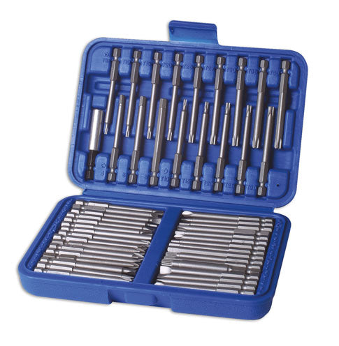 50PC POWER TOOL BIT SET WITH 75MML BITS FOR GREATER ACCESS FROM BRITOOL HALLMARK