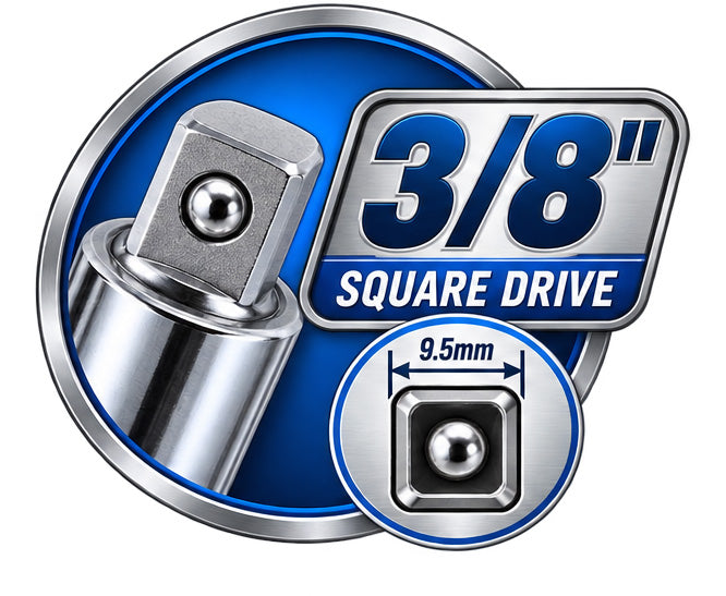 Stubby Pear-Head Ratchet Wrench, 3/8" Drive From Britool Hallmark
