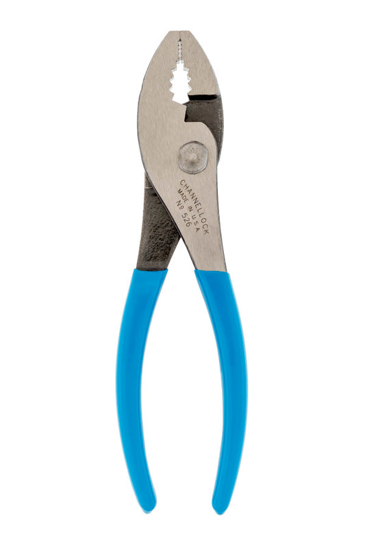 CHANNELLOCK SLIP JOINT PLIER WITH WIRE CUTTER - 526