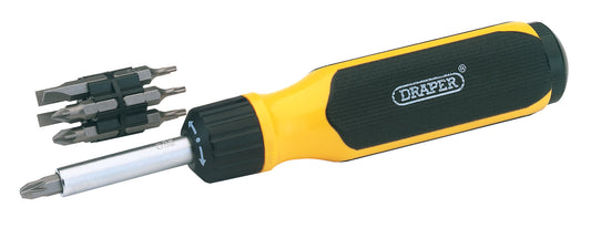 DRAPER TOOLS RATCHETING SCREWDRIVER WITH BITS