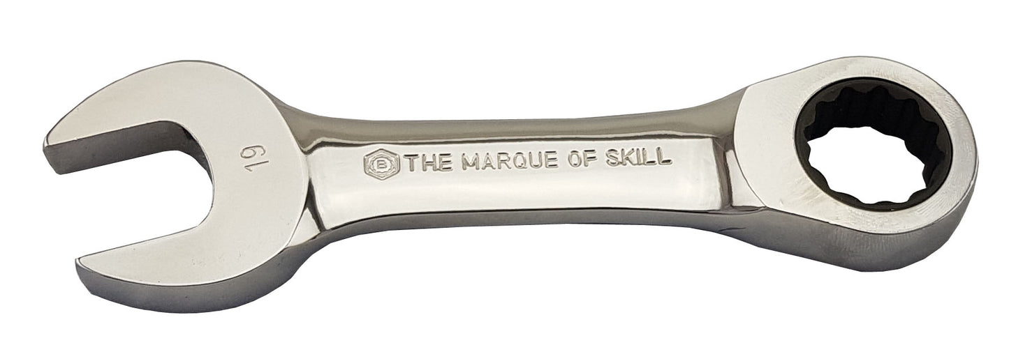 Stubby Metric Ratchet Spanner From Britool Hallmark