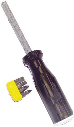 MAGNETIC BIT HOLDER SCREWDRIVER WITH 4 BITS FROM CAL-VAN TOOLS USA