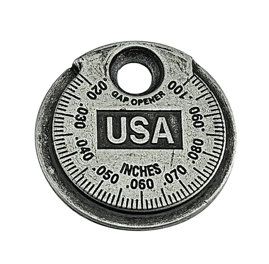 CALVAN TOOLS RAMP TYPE SPARK PLUG GAUGE GAPPER TOOL 0.02-0.1" (0.5-2.5MM) RANGE