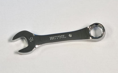 BRITOOL STUBBY COMBINATION SPANNER SERIES WITH BI-HEXAGON RING