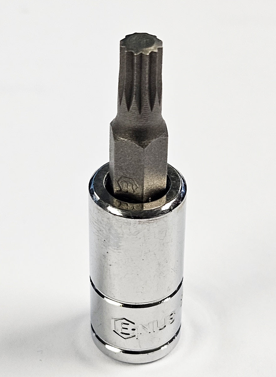 1/4" DRIVE SPLINE XZN BIT SOCKETS FROM GENIUS TOOLS, SIZES M4-M6