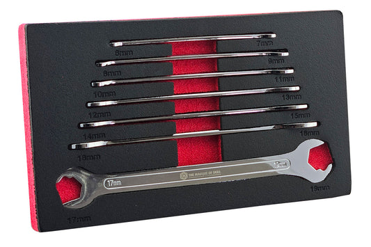 7-Piece Ultra Thin Spanner Set 6-19mm - Britool Hallmark