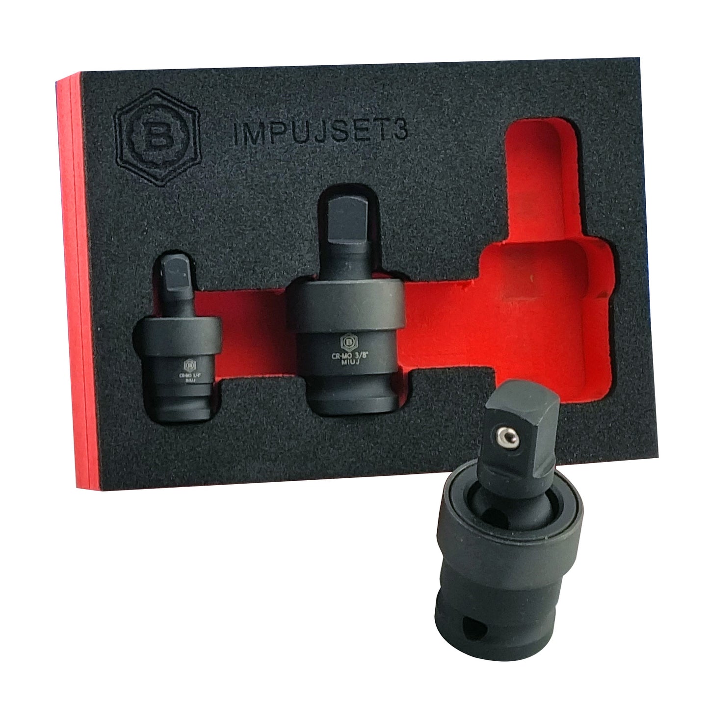 Impact Socket Adapter/Converter Set + Impact UJ Set - Britool Hallmark