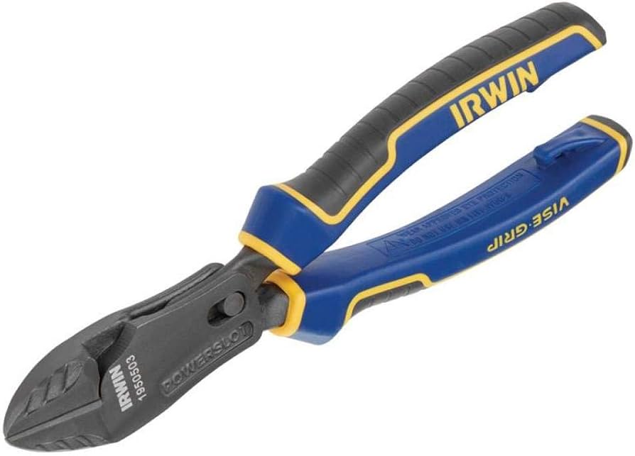 Irwin 7" Max Leverage Diagonal Cutting Pliers with PowerSlot