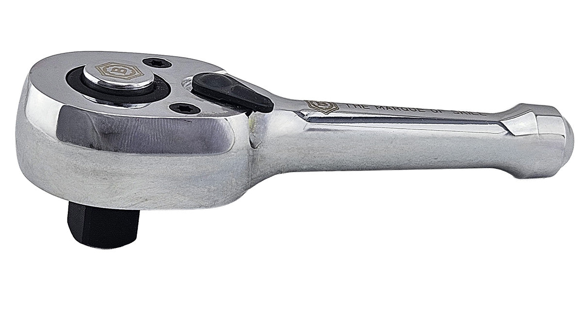 Stubby Pear-Head Ratchet Wrench, 1/2" Drive From Britool Hallmark