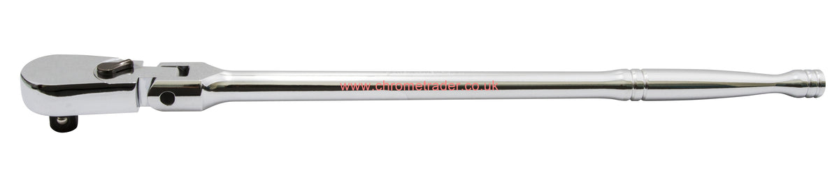 3/8" & 1/2" Low Profile Flexi Ratchets + FREE 40Pc S2 Steel Bit Socket Set - Hex, Torx and Spline