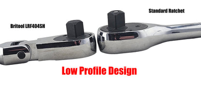 1/2" Drive Ratchet with Low-Profile Flexi-Head From Britool Hallmark