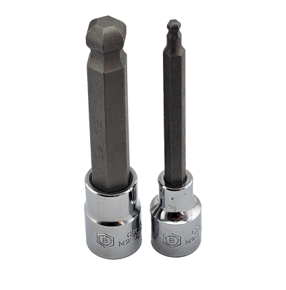3/8" Hexagon / Allen Key Ball-End Bit Socket Range From Britool Hallmark V2