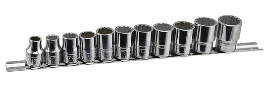 Britool England 3/8" Drive 12-Point Socket Set 8-19mm - Made in UK