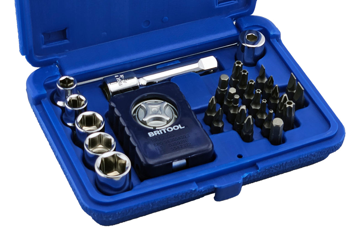 Britool Rb4350 Compact Palm Ratchet Tool Kit Ideal for Push Bike Repairs from Britool ...