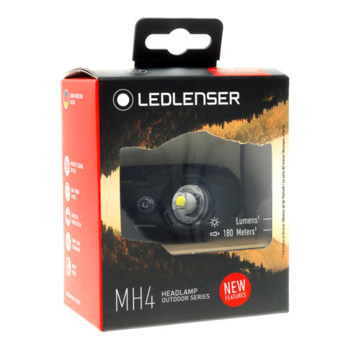 Ledlenser Rechargeable Head Torch (400 Lumens) - MH4
