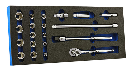 3/8" DRIVE SOCKET & ACCESSORY SET FROM BRITOOL HALLMARK