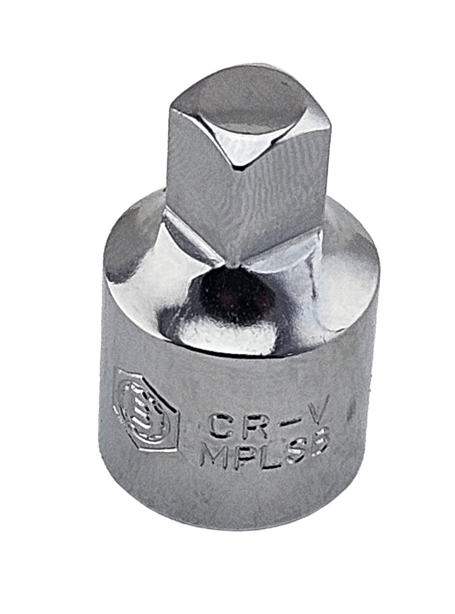 Chrome Socket Adaptor - 3/8" Male To 1/2" Female From Britool Hallmark