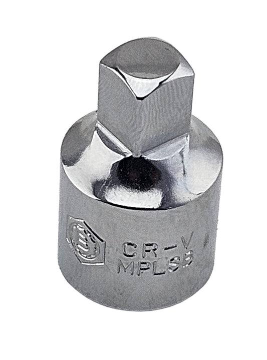 Chrome Socket Adaptor - 3/8" Male To 1/2" Female From Britool Hallmark