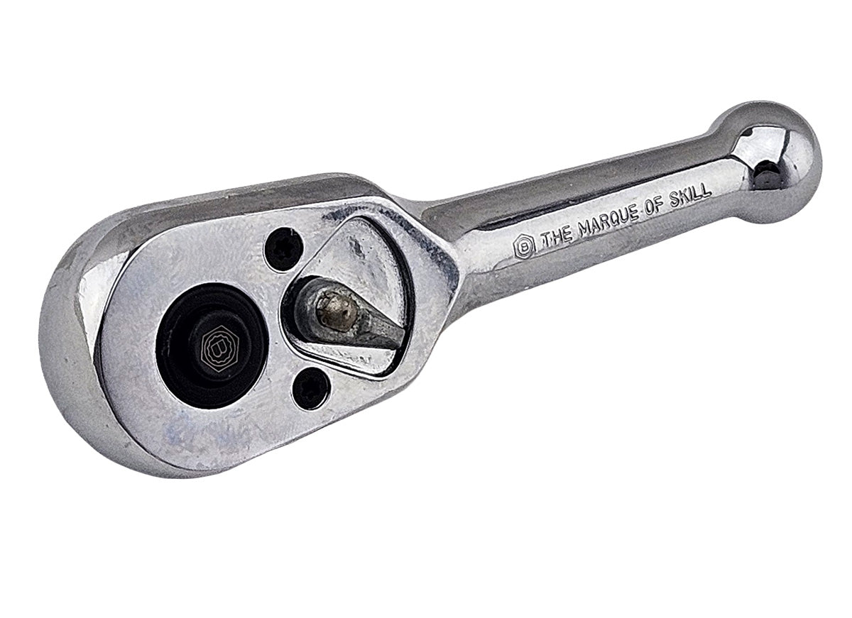 Stubby Pear-Head Ratchet Wrench, 3/8" Drive From Britool Hallmark