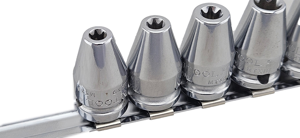 Britool England 3/8" Drive E-Torx Socket Set E6-E12