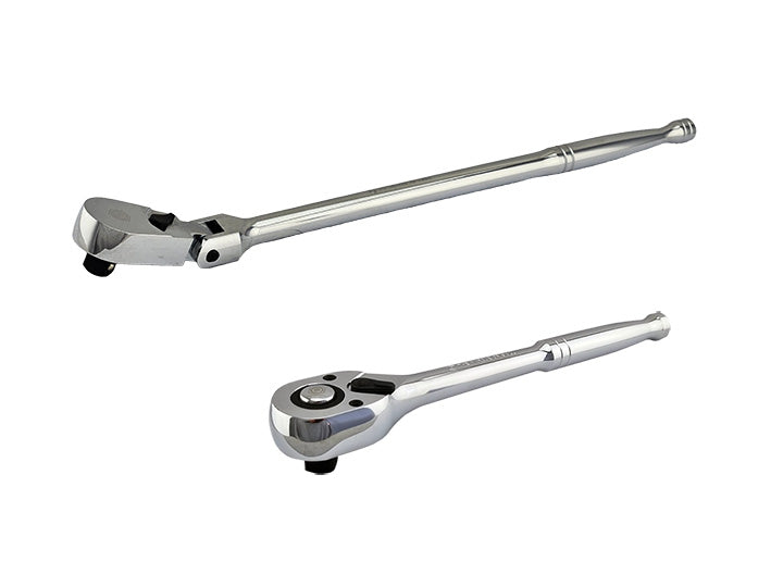 1/2" Drive Ratchet With Low-Profile Flexi-Head + FREE Pear Head Ratchet