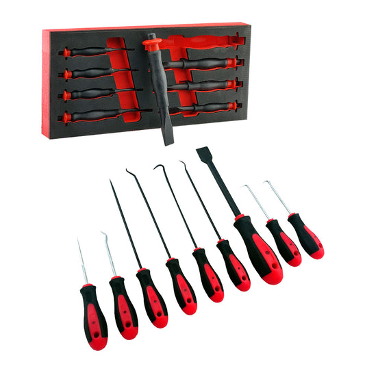 Britool 8 Piece Heavy Duty Punch & Chisel Set + Free Pick & Scraper Set