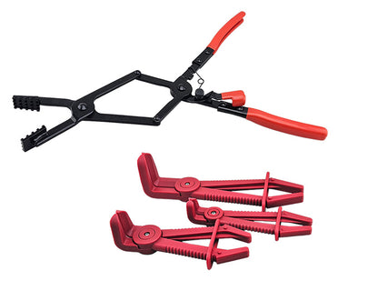 Hose Clamp Pliers with Double Joint 430mmL + FREE Angled Hose Clamp Set