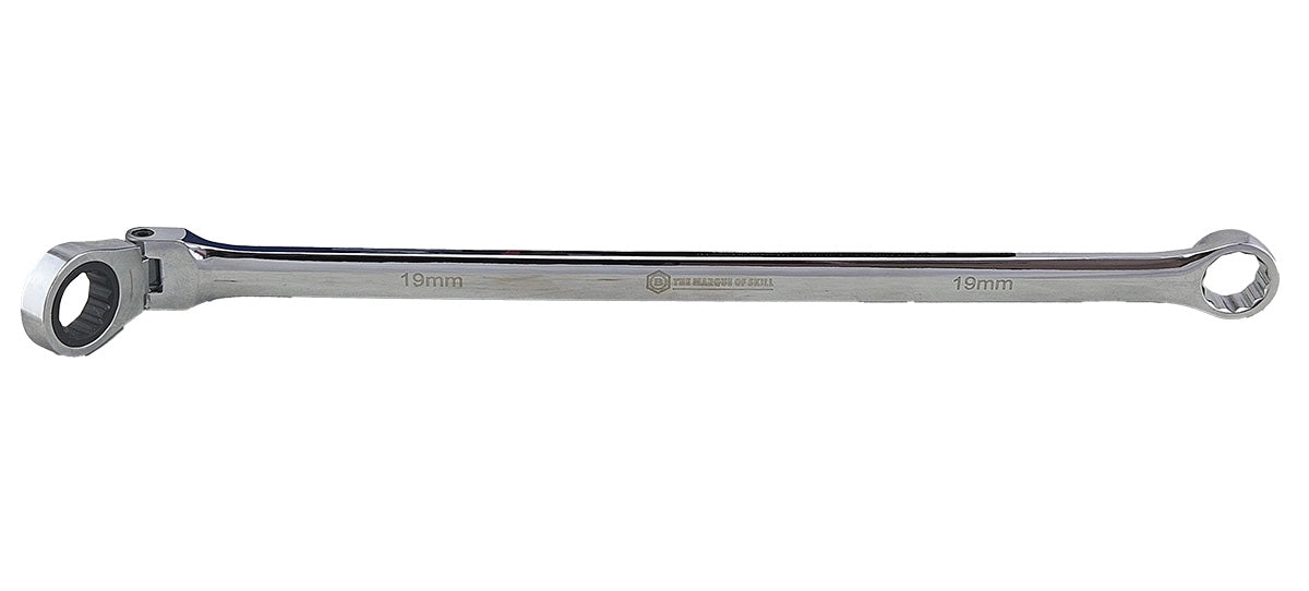 Extra-Long Flexi Ring Ratchet Spanner Series - Britool Hallmark