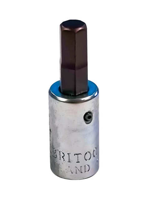 BRITOOL ENGLAND 1/4" DRIVE METRIC 6MM HEXAGON BIT SOCKET