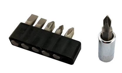 1/4" DRIVE SCREWDRIVER BIT HOLDER FOR 1/4" SHANK BITS FROM BRITOOL HALLMARK