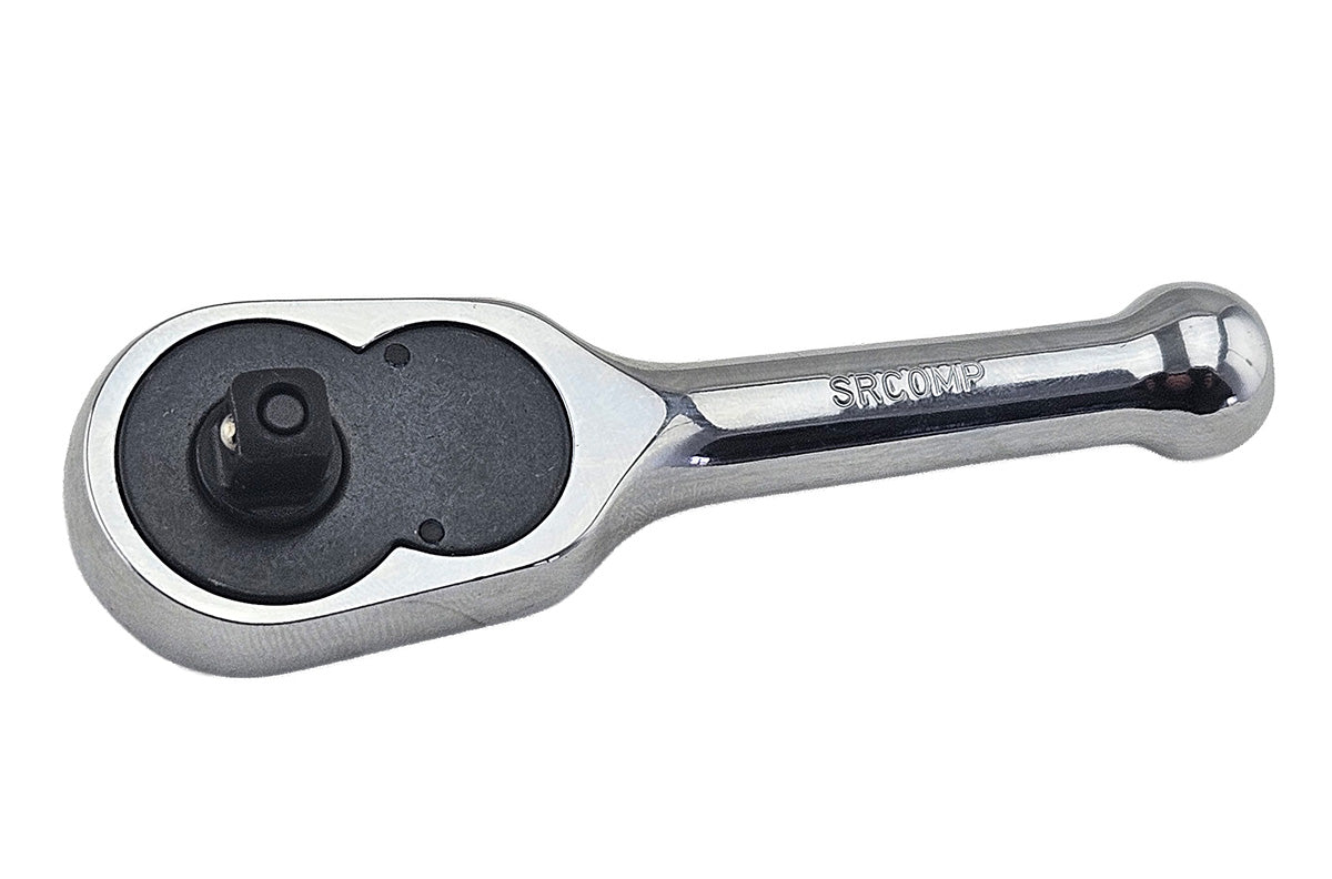 Britool Hallmark Stubby Pear-Hear Ratchet Wrench - 1/4" Drive
