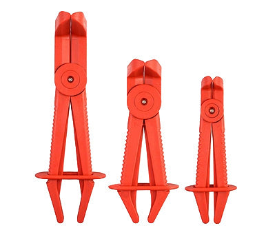 Angled 3pc Flexible Hose Clamp Set