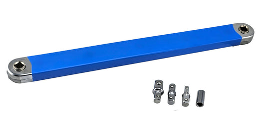 15" Ratchet Extension Bar with Socket Adaptors