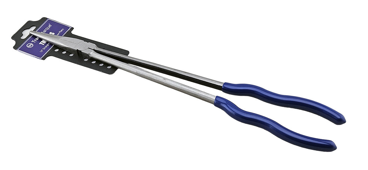 Extra Long 16" Needle Nose Pliers - Straight Tips