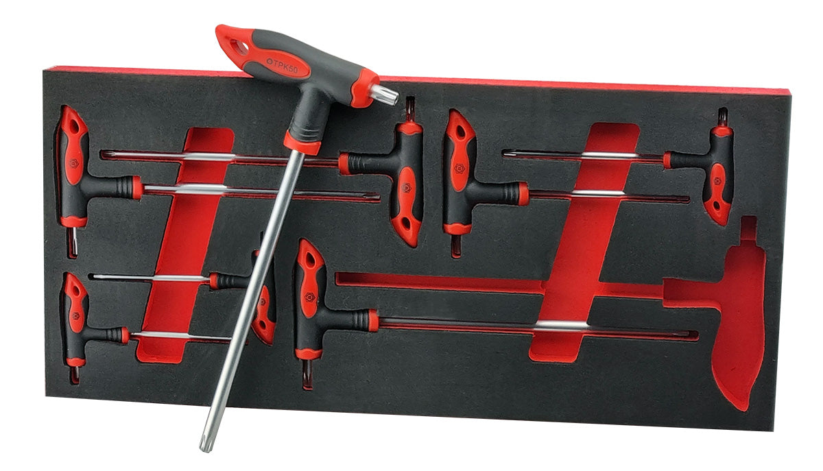 Deep E-Torx Socket Set + 8pc T-handle Torx Key Set