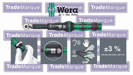 1/4" SD TORQUE WRENCH WITH REVERSIBLE RATCHET  2.5 - 25NM CLICK TORQUE A 5 WERA TOOLS