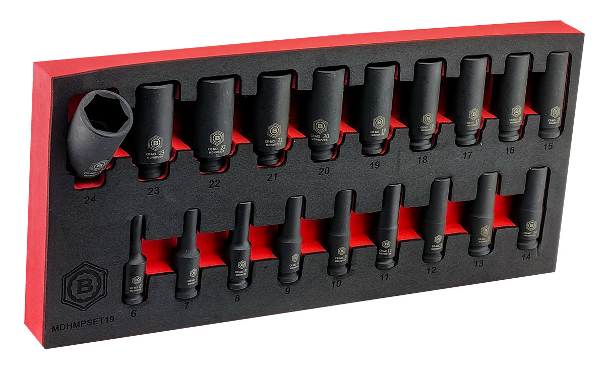 Britool Driver Set 19PC 3/8