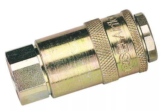 DRAPER 37829 A21EF02 BULK 3/8" FEMALE THREAD PCL PARALLEL AIRFLOW COUPLING (SOLD LOOSE)